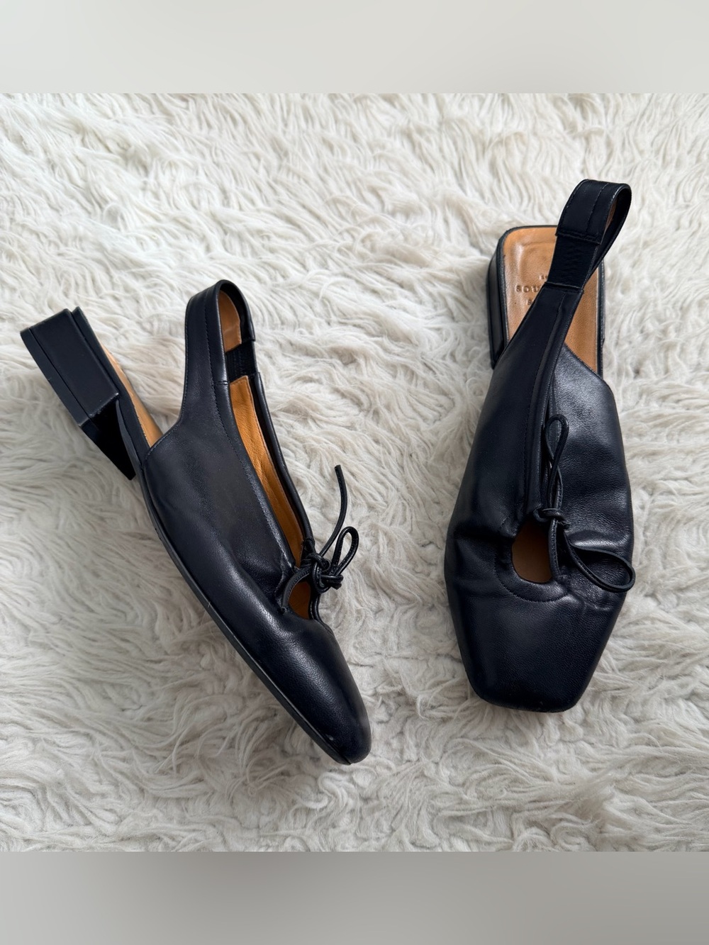 Sezane Philippine Low Mary Janes - Black